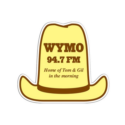 10 Gallon Hat Paper Window Sign (Approximately 8"x8")