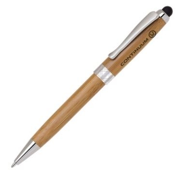 Bamboo Stylus Ballpoint or Gel Pens