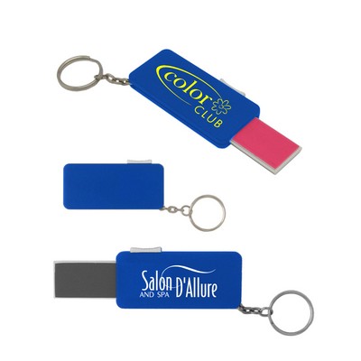 Union Printed - Pocket Size Emery Board with Keychain Ring