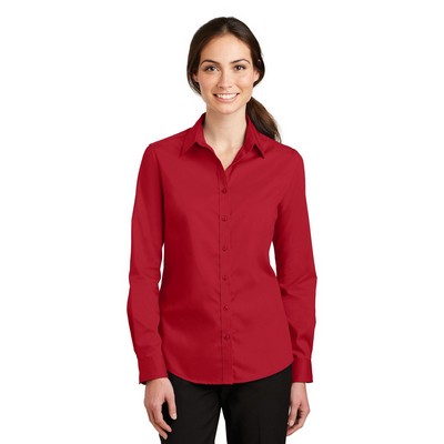 Port Authority® SuperPro™ Ladies Twill Shirt