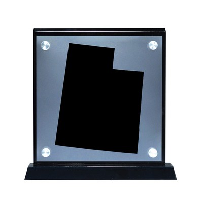 Floating Utah Map Shape Award