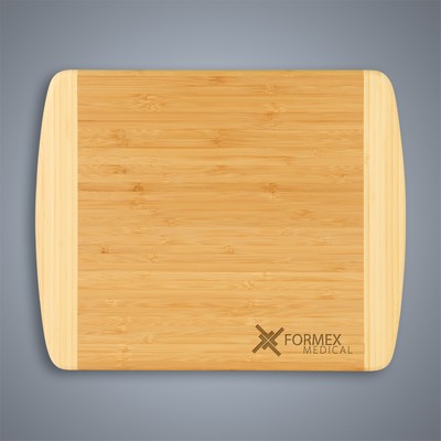 Small 2-Tone Bamboo Cutting Board