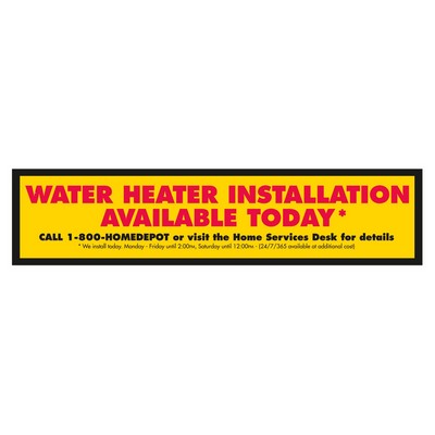 Bumper Sticker | Custom | Square Corner | Yellow Vinyl | 11 to 17 Sq In