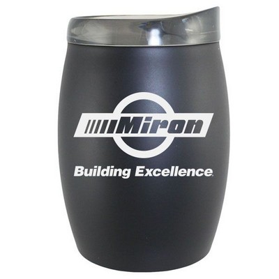 16 Oz. Black Double-Wall Stainless Wine Glass