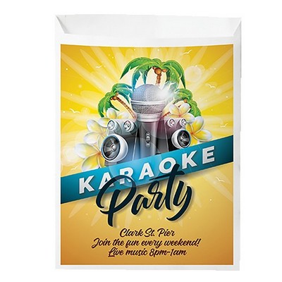 Digital Full Color 2-Sided Paper Bags with Gussets