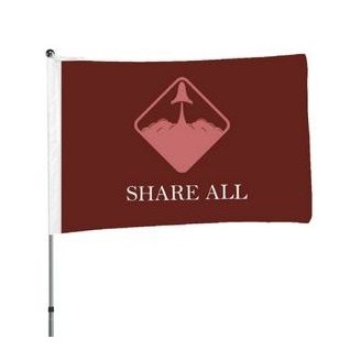 3ft x 5ft Flag Pole Flag - 2 Side Imprint