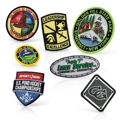 3" Up To 50% Embroidered Emblem
