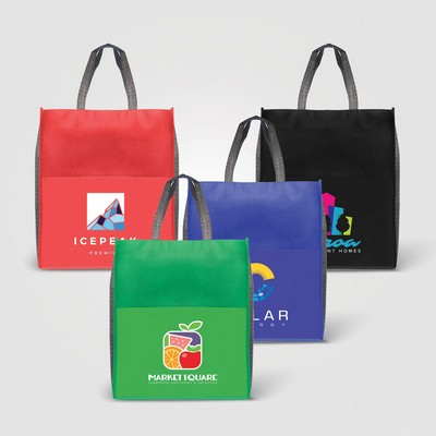 Rome - Non-Woven Tote Bag with 210D Pocket - Full-Color Inkjet