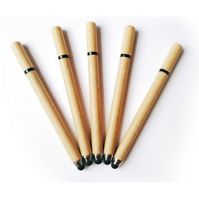 Paper Recycled Pens with Stylus