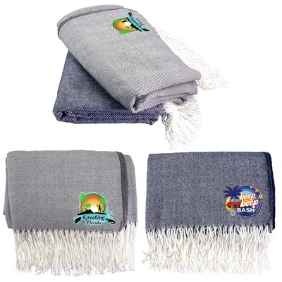 Fringed Throw Blanket