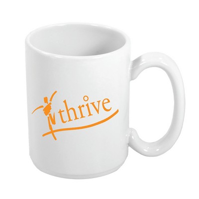 15 Oz. White El Grande Mug