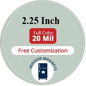 Magnet - 2.25" Diameter Circle - 20 Mil