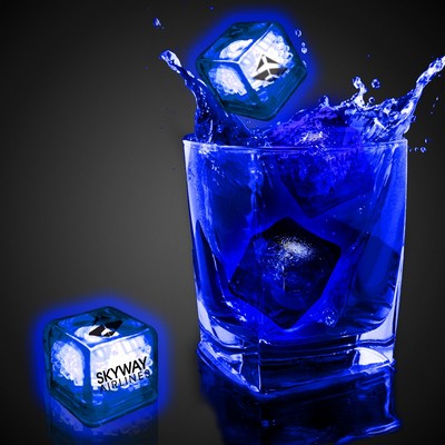 Digi-Printed Blue Liquid Activated Light Up Ice Cube