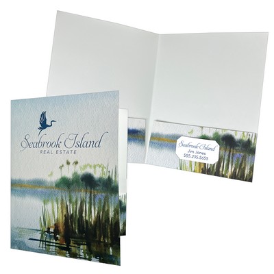 Quick Ship Soft-Touch Full Color Printed 9x12 Economy Pocket Folder