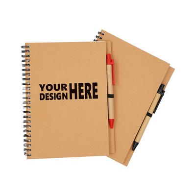 Spiral Notebook with Pen