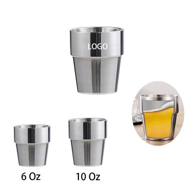 6 Oz. /10 Oz. Stainless Steel Tumbler Double Wall Vacuum