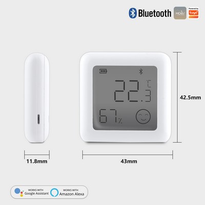 Bluetooth® LCD Smart Temperature/Humidity Sensor