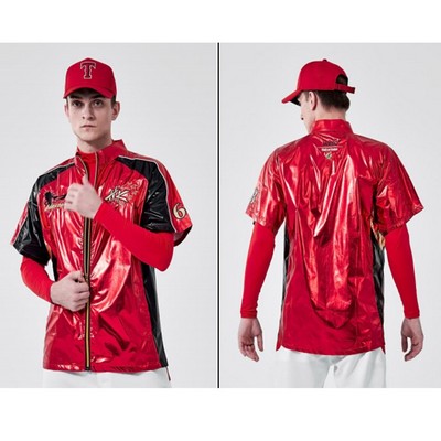 Premium Short Sleeve Full Zip Bright Film Baseball