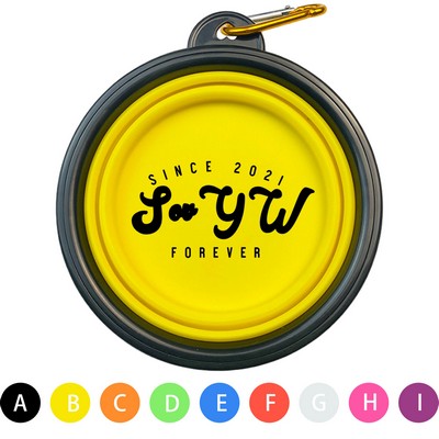 Collapsible Pet Bowl w/Carabiner