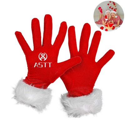 Women' S Santa Gloves