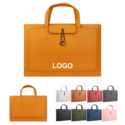 Pu Laptop Bag With Handle
