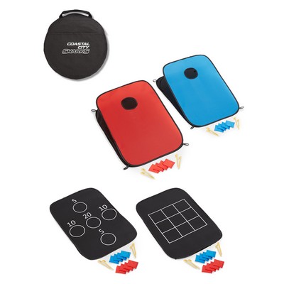 b.active 3-in-1 Game Set With Pop Up Corn Hole.
