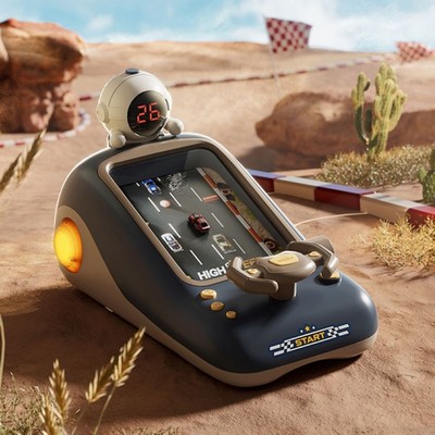 Children Interactive Racing Car 3D Game Rechargeable Toy