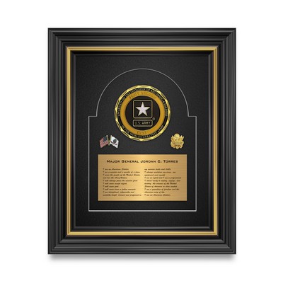 Solid Cherry Frame with Black Finish