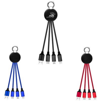 3 in 1 Charging Cable Keychain