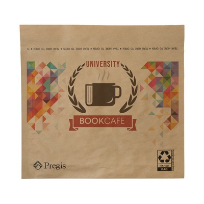 Full Color Cushioned Natural Paper Mailer (12" x 9")