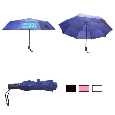 170T Polyester Automatic Sunscreen Vinyl Umbrella