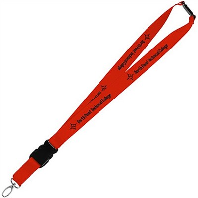 0.75" Diameter Lanyard With Quick Release Clip