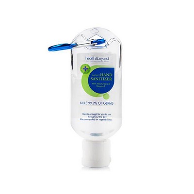 2oz Hand Sanitizer with Carabiner Bottle