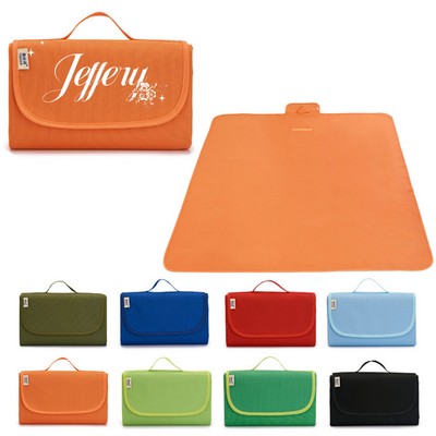 Solid Color Thickened Picnic Blanket