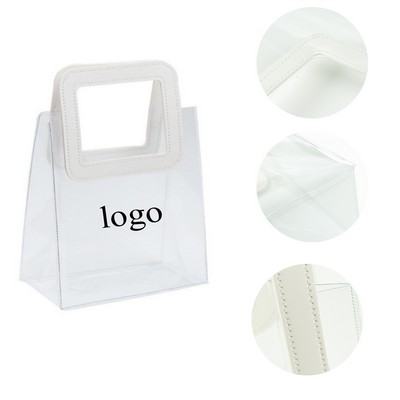 Clear Pvc Handbag For Gift Pack