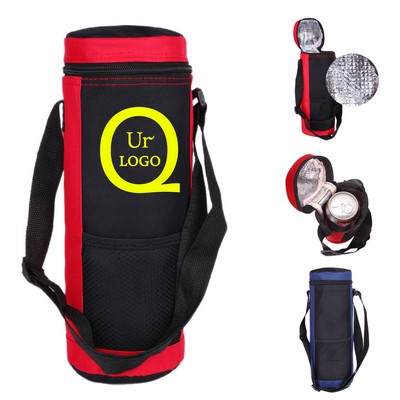 Cylinder Drinking Insulation Cooler Bag