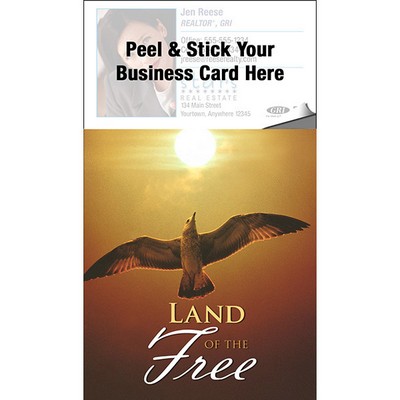 12-Month Calendar Magnet Pad - Tear-Off with Blank White Envelopes