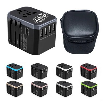 Universal Travel Adapter with USB Wall Charger