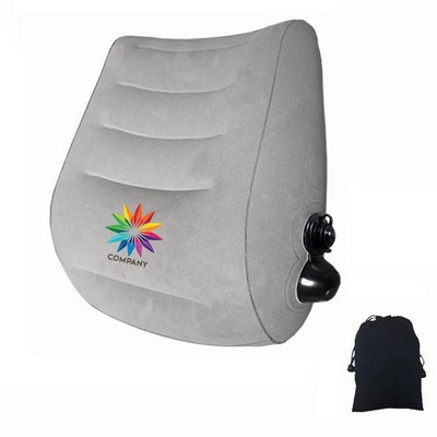 Inflatable Lumbar Support Pad Car Waist Pillow Seat Cushions