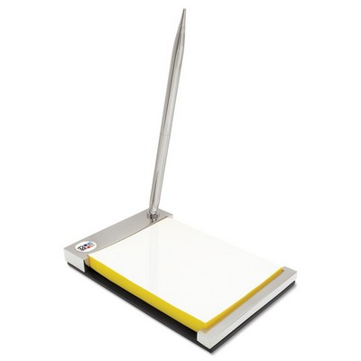 Notepad Desk Set Silver W/ D2 Color Medallion