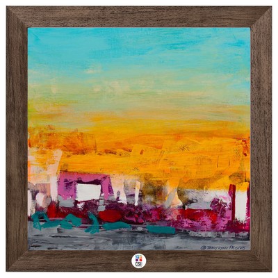 "Whispered Wunderlust I" Art Print W/ Color Medallion