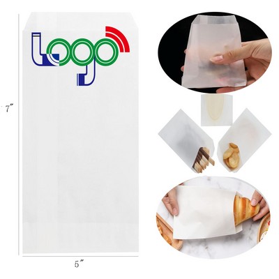 Disposable Flat Glassine Waxed Paper Bags