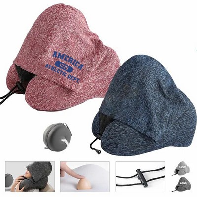 Hooded U-shaped Neck Pillow