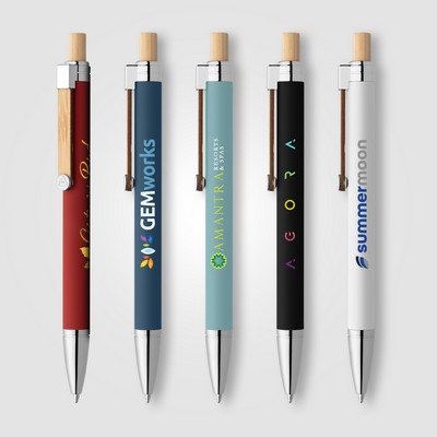 Phoenix Recycled Aluminum Softy Stylus Pen - Full-Color Inkjet