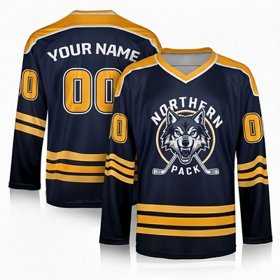 Custom Performance Personalized Ice Hockey Jersey (Full Color Dye Sublimated)
