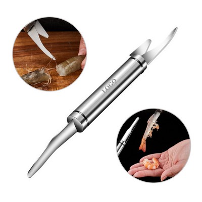 Multifunctional Stainless Steel Shrimp Deveiner And Prawn Peeler