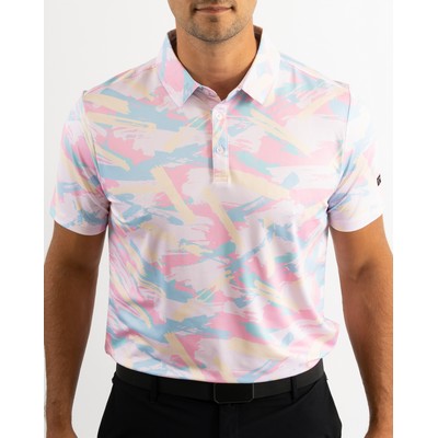 Men's Golf Polo - Spring Track
