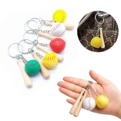 Mini Baseball - Inspired Keychain.