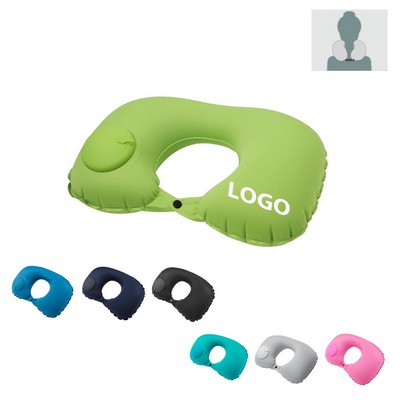 U-Shape Inflatable Neck Pillow for Travel