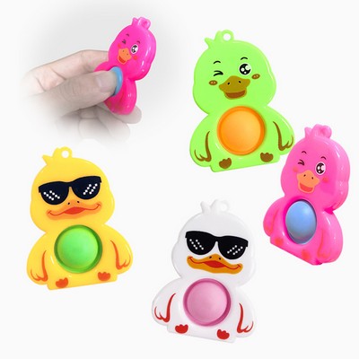 Simple Silicone Sensory Fidget/Stress Toy Keychain